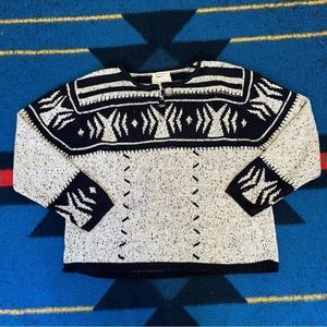 Christopher & Banks Hand Embroidered Sweater (M)